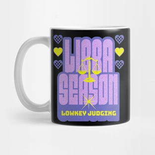 Libra Season Y2K Aesthetic Lowkey Judging Zodiac Sign Astrology Mug